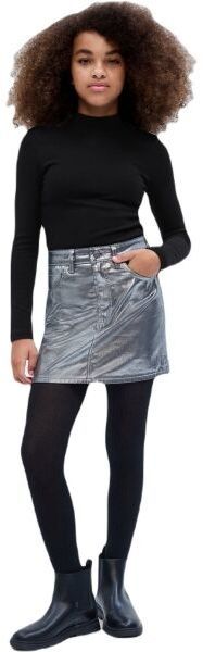 GAP LS MOCKNECK Dievčenské tričko, čierna, veľkosť