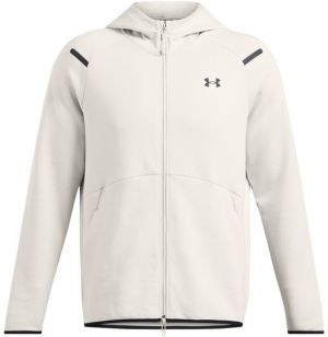 Under Armour UNSTOPPABLE FLEECE Pánska mikina, biela, veľkosť