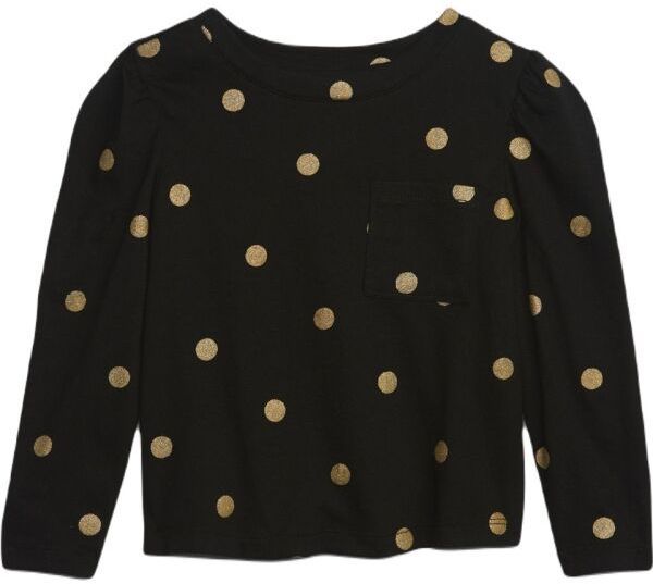 GAP BABY Detské tričko, čierna, veľkosť 4Y