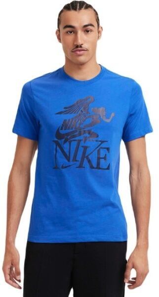 Nike SPORTSWEAR CLUB TEE Pánske tričko, modrá, veľkosť