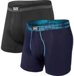 SAXX SPORT MESH 2PK Pánske boxerky, tmavo sivá, veľkosť