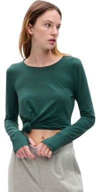 GAP BREATHE Dámske tričko, tmavo zelená, veľkosť