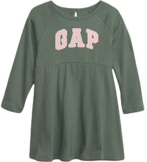 GAP BABY Dievčenské šaty, khaki, veľkosť 5Y