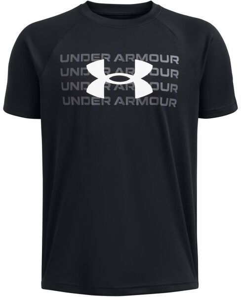 Under Armour TECH LOGO Chlapčenské tričko, čierna, veľkosť S