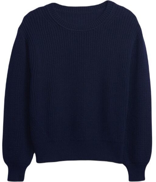 GAP CLASSIC COTTON CREW Dámsky sveter, tmavo modrá, veľkosť