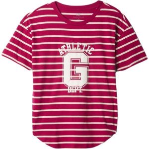 GAP FRCH SS ORGANIC VINTAGE Dámske tričko, červená, veľkosť