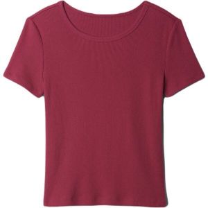 GAP SS RIB Dievčenské tričko, vínová, veľkosť