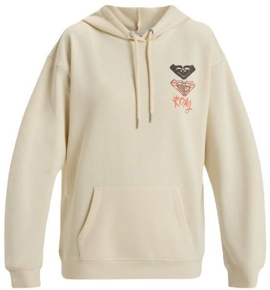 Roxy SURF STOKED BRUSHED A Dámska mikina, béžová, veľkosť