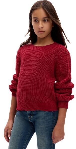 GAP COTTON Dievčenský sveter, červená, veľkosť