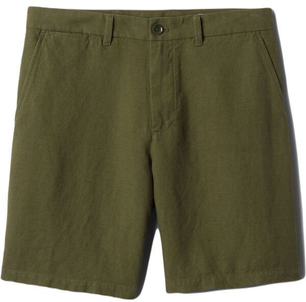 GAP LINEN FIXED WAIST Pánske kraťasy, khaki, veľkosť