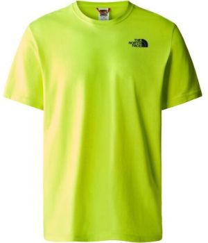 The North Face RED BOX M Pánske tričko s krátkym rukávom, reflexný neón, veľkosť