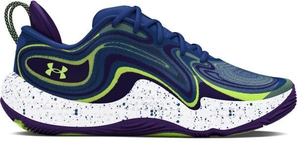 Under Armour SPAWN 6 SOS Pánska basketbalová obuv, modrá, veľkosť 47