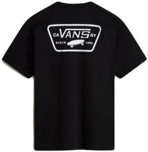 Vans FULL PATCH BACK Pánske tričko, čierna, veľkosť