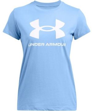 Under Armour LIVE SPORTSTYLE GRAPHIC SS Dámske tričko, svetlomodrá, veľkosť
