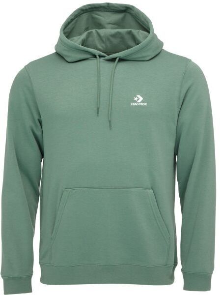 Converse STANDARD UNI FIT  STAR CHEV EMB Dámska mikina, zelená, veľkosť