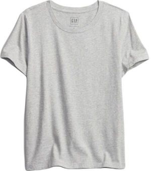 GAP ORGANIC Dámske tričko, šedá, veľkosť