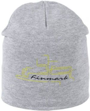 Finmark CHILDREN’S HAT Detská zimná čiapka, sivá, veľkosť UNI