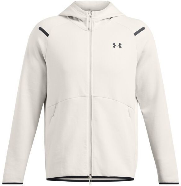 Under Armour UNSTOPPABLE FLEECE Pánska mikina, biela, veľkosť