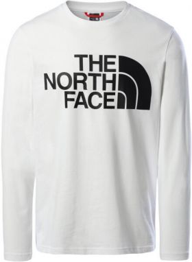 The North Face STANDARD M Pánske tričko s dlhým rukávom, biela, veľkosť