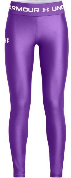 Under Armour ARMOUR LEGGINS Dievčenské legíny, fialová, veľkosť L