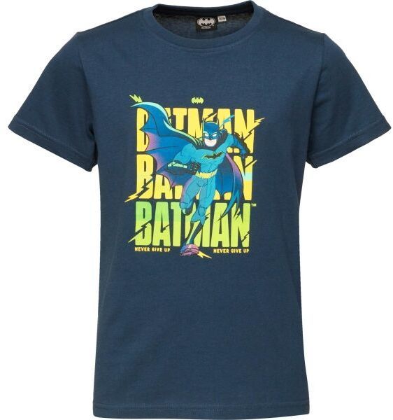 Warner Bros BATMAN NEVER GIVE UP Chlapčenské tričko, tmavo modrá, veľkosť 152-158