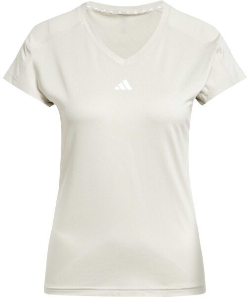 adidas TRAIN ESSENTIALS TEE Dámske športové tričko, béžová, veľkosť