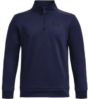 Under Armour ARMOUR FLEECE 1/4 ZIP Chlapčenská mikina, tmavo modrá, veľkosť XL
