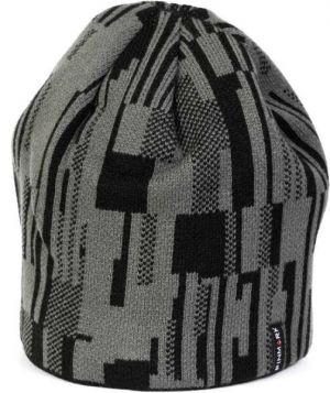Finmark WINTER HAT Pánska pletená čiapka, sivá, veľkosť