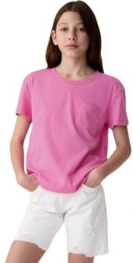 GAP SS VINTAGE Dievčenské tričko, ružová, veľkosť