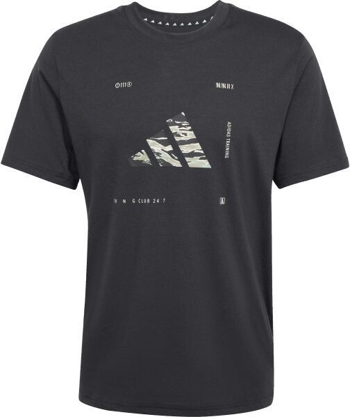 adidas CLIMACOOL TRAINING GRAPHIC TEE Pánske tréningové tričko, čierna, veľkosť