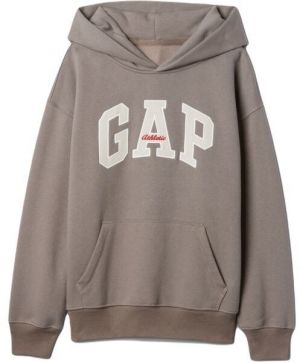 GAP ATHLETIC LOGO Chlapčenská mikina, hnedá, veľkosť