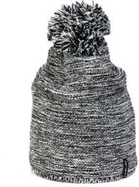 Finmark WINTER HAT Dámska zimná pletená čiapka, čierna, veľkosť UNI