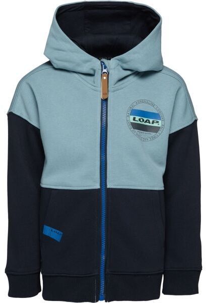 LOAP DIZAR Chlapčenská mikina, svetlomodrá, veľkosť 122-128
