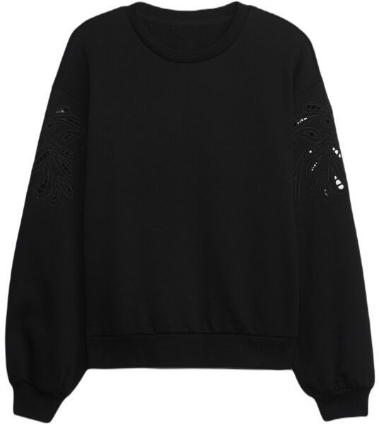 GAP CROP CUTOUT Dámska mikina, čierna, veľkosť