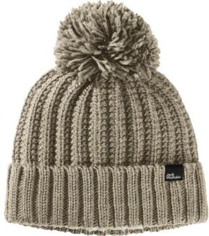 Jack Wolfskin HIGHLOFT KNIT BEANIE W Dámska zimná čiapka, béžová, veľkosť