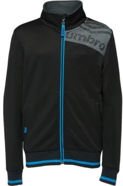 Umbro NEISE Chlapčenská  tepláková mikina, čierna, veľkosť 116-122