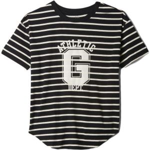 GAP FRCH SS ORGANIC VINTAGE Dámske tričko, čierna, veľkosť