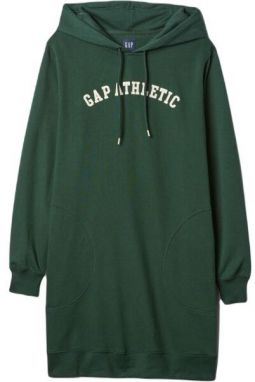 GAP JAPAN Dámske šaty, tmavě zelená, veľkosť