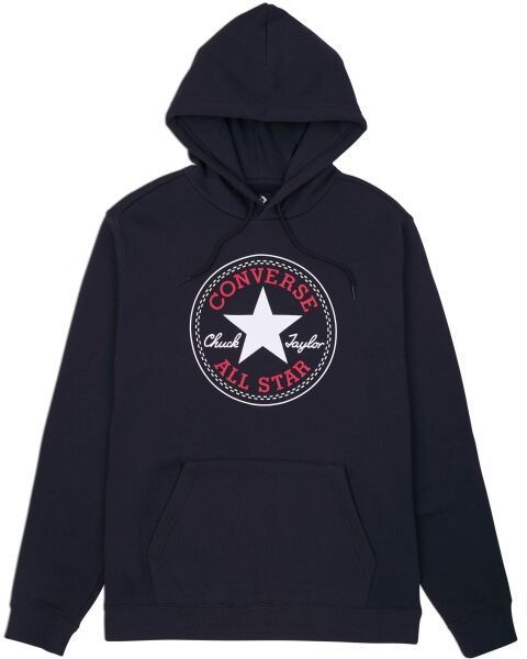 Converse STANDARD FIT  CHUCK PATCH CORE Pánska mikina, čierna, veľkosť