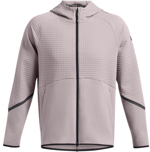 Under Armour UNSTOPPABLE FLEECE GRID Pánska mikina, sivá, veľkosť