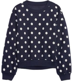GAP HO23 NOVELTY Dievčenská mikina, tmavo modrá, veľkosť