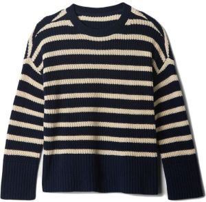 GAP BOXY CREW Dievčenský sveter, tmavo modrá, veľkosť