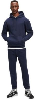 GAP FLEECE Pánska mikina, tmavo modrá, veľkosť