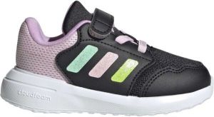 adidas TENSAUR RUN 3.0 EL C Dievčenská športová obuv, čierna, veľkosť