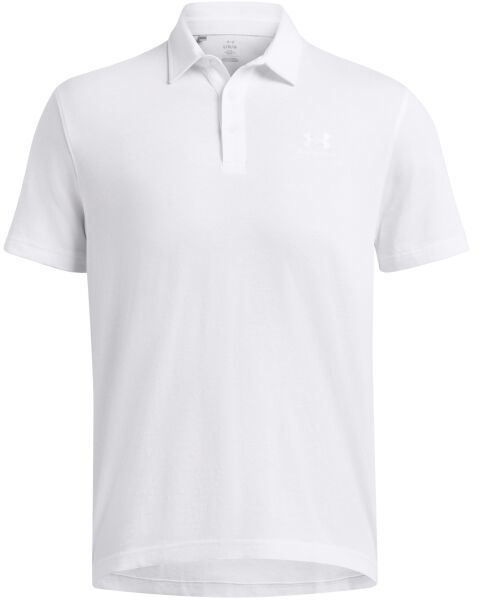 Under Armour ICON Pánske polo tričko, biela, veľkosť
