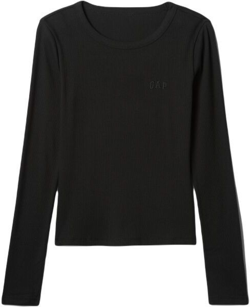GAP RIB TEE Dámske tričko, čierna, veľkosť