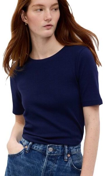 GAP MOD CREW Dámske tričko, tmavo modrá, veľkosť