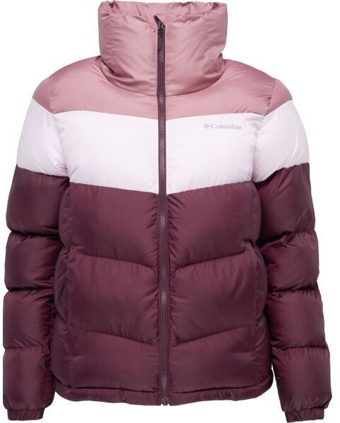 Columbia PUFFECT™ II COLORBLOCK JACKET Dámska zimná bunda, vínová, veľkosť