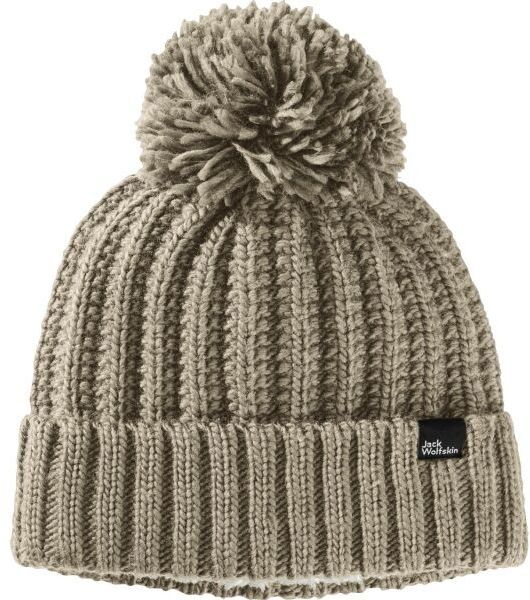 Jack Wolfskin HIGHLOFT KNIT BEANIE W Dámska zimná čiapka, béžová, veľkosť