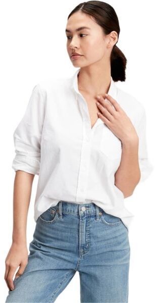 GAP V-FRCH FITTED OXFORD Dámska košeľa, biela, veľkosť